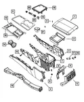 Genuine Mopar Floor Console Duct 4662041ac. Fixed Price $22.69.