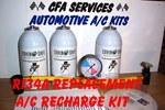 3 Can Envirosafe R134a Replacement Car Ac Refrigerant Recharge Kit / Hose Gauge. Fixed Price $65.44.