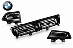 Bmw F10 F18 530i Oem Ac Air Vent Grill Set Piano Black 3pcs Dashboard Trim. Fixed Price $148.19.