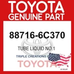 Genuine Toyota 88716-6c370 Pipe Cooler Refrigerant Liquid B 887166c370 Oem. Fixed Price $110.74.