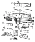 Genuine Mopar Air Conditioning & Heater Outlet Right Xb08dx9aa. Fixed Price $86.03.