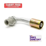 Vintage Air 35882-vug, One Natural Aluminum Steel #8 90 Degree Bulkhead Beadlo. Fixed Price $42.51.