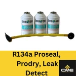 Enviro-safe, Proseal, Prodry & Leak Detector, For R134a,auto Ac 3 Oz Cans/hose. Fixed Price $46.00.