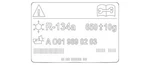 Genuine Mercedes-benz Information Label 000-817-65-04. Fixed Price $29.93.