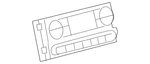 Genuine Ford Hvac Temperature Control Panel 8f9z-19980-c. Fixed Price $302.18.