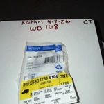 (1) Gm Genuine, Part # 12636104 Heater Outlet Pipe Gasket Gm, Sold Individually. Fixed Price $9.99.