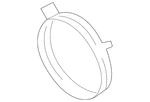 Genuine Volkswagen Intake Pipe Clamp N-024-508-5. Fixed Price $7.07.