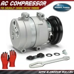 Ac Compressor W/ V7 Style For Chevrolet Camaro Pontiac Firebird 1998-2002 5.7l. Fixed Price $193.99.