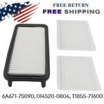 Fits For Kubota 6a671-75090 T1855-71600 014520-0804 New Cabin Air Filter Kit. Fixed Price $9.99.