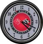 Licensed Vintage Corvette Flags Logo Chevrolet General Motors Sign Wall Clock. Fixed Price $26.95.