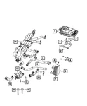 Genuine Mopar Heater Bracket 68481684aa. Fixed Price $167.67.