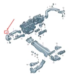 New Audi Q7 4m Hvac Duct Adapter Lhd 4m1819655d Original No Duty To. Fixed Price $29.08.