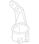 Genuine Audi A/c Receiver Drier Bracket 4f0-260-197-e. Fixed Price $52.03.