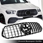 Chrome +black Front Grill For Mercedes Benz W167 Gle350 Gle53 2019-21 2022 2023. Fixed Price $239.95.