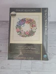 "wreath Of All Seasons" Gold Collection By Dimensions Cross Stitch Kit Colorful. Fixed Price $34.00.