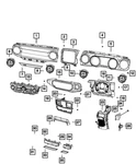 Genuine Mopar Air Conditioning & Heater Outlet 6zu891zsaa. Fixed Price $33.52.
