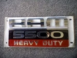 Dodge Ram 5500 Heavy Duty Door Emblem 5527735ab. Fixed Price $24.99.