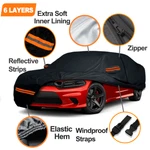 6 Layer Custom For Dodge Charger Outdoor Indoor Car Cover All Weather Waterproof. Fixed Price $59.99.