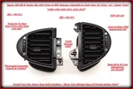 98 03 Jaguar Xj8 Xjr Vdp Outer Dash Ac Air Vent Pair Oem Lh & Rh Trim Set. Fixed Price $64.95.
